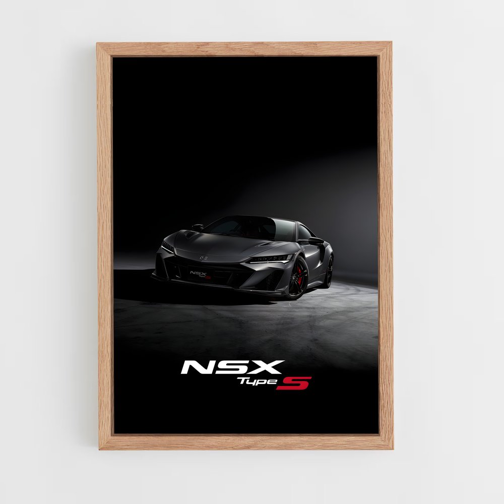 Poster Nsx de type – affiche Honda (vue 4)